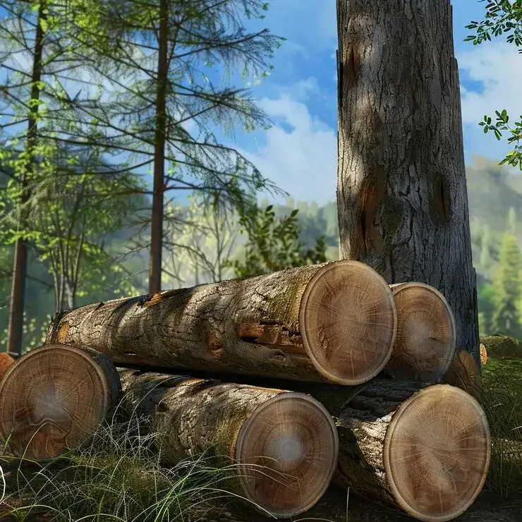 3D rendering of neatly stacked wood logs, illustrating the efficient wood processing and management by Tony's Tree Service in Vancouver, WA. 3D rendering of neatly stacked wood logs, illustrating the efficient wood processing and management by Tony's Tree Service in Vancouver, WA.